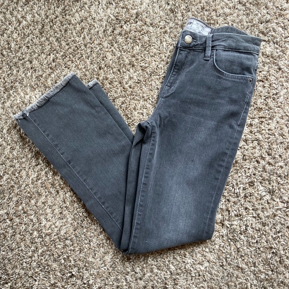 Free People Denim - Free people cropped flare jeans